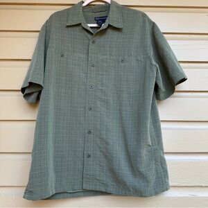 5.11 Tactical Men’s Shirt Short Sleeve Button Down Green Olive Conceal Carry